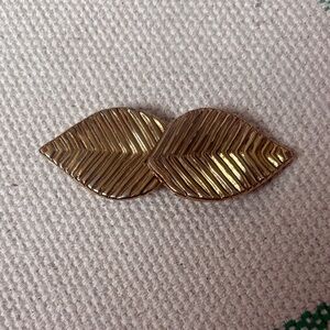 Vintage gold Leaf belt buckle